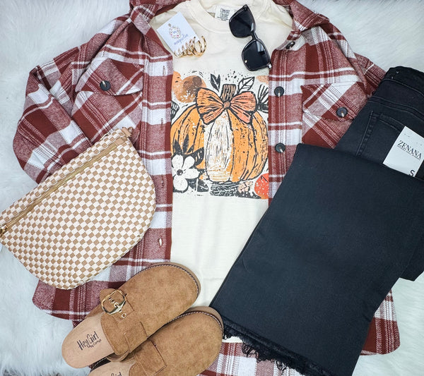 Comfort Colors Cream Pumpkin Boho Harvest Tee