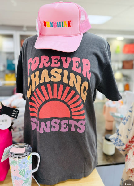 Forever Chasing Sunsets Comfort Colors Tee