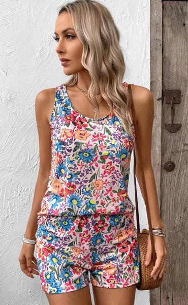 Floral Lounge Set 2PC