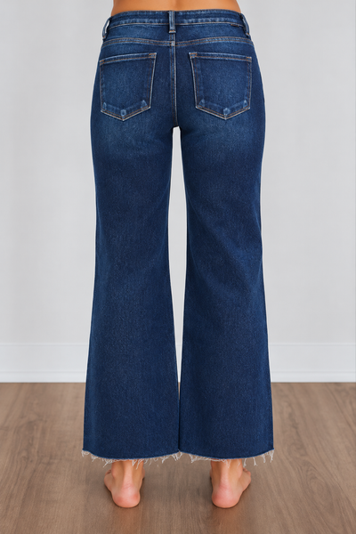 RISEN Macy Straight Dark Wash Jean