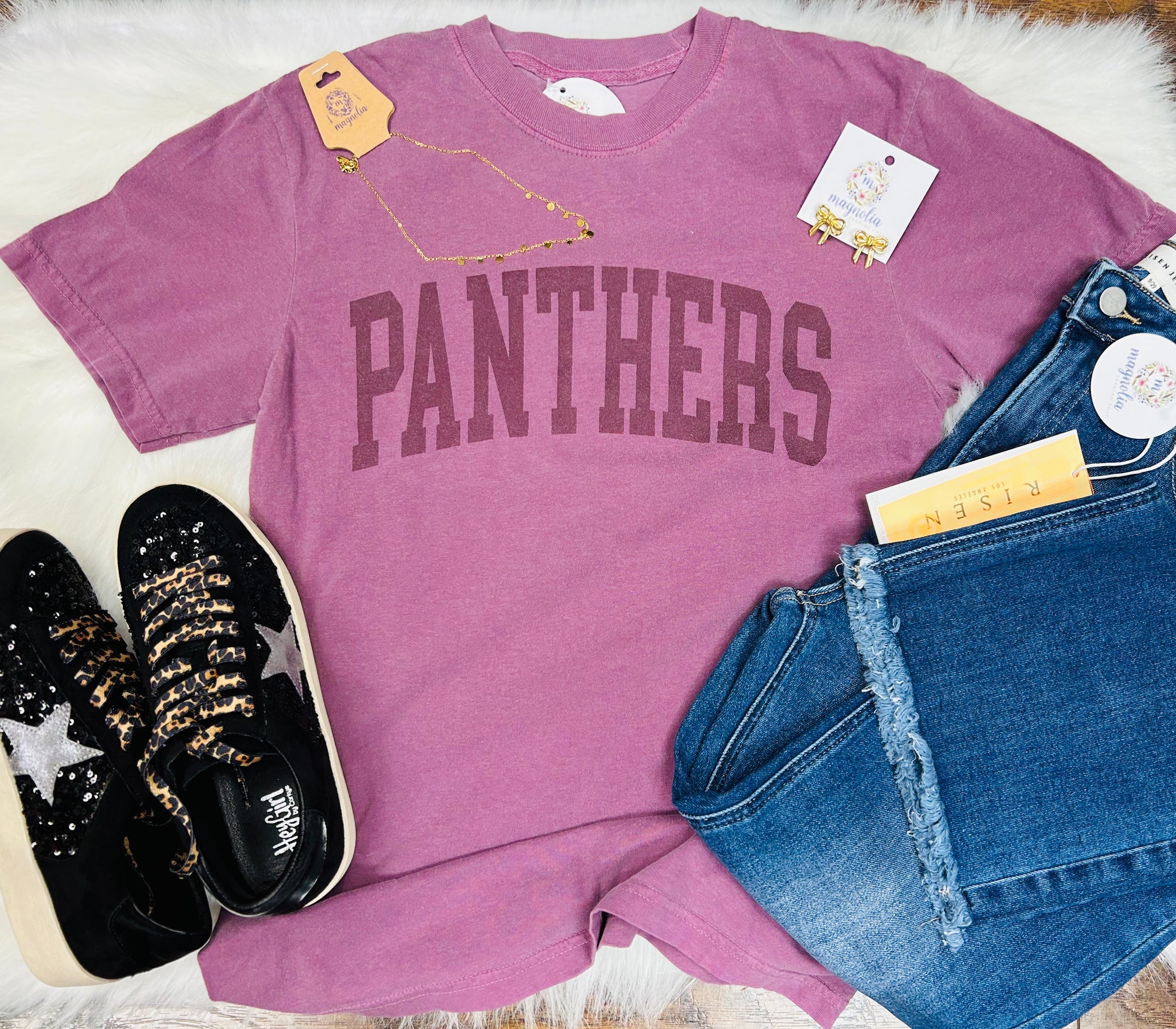 Comfort Colors Tone On Tone Panthers Tee