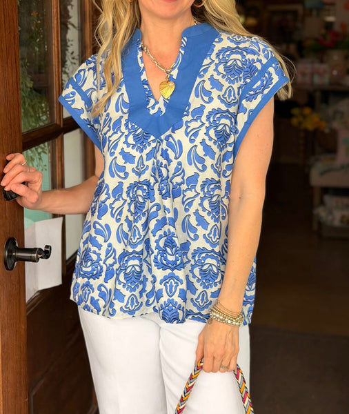 UMGEE Blue Coastal Top