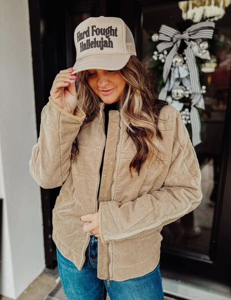 Trucker Hat Hard Fought Hallelujah