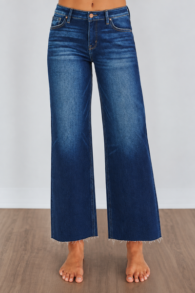 RISEN Macy Straight Dark Wash Jean