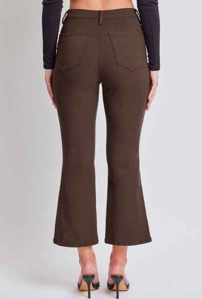 Hyperstretch Crop Kick Flare Pant Cocoa