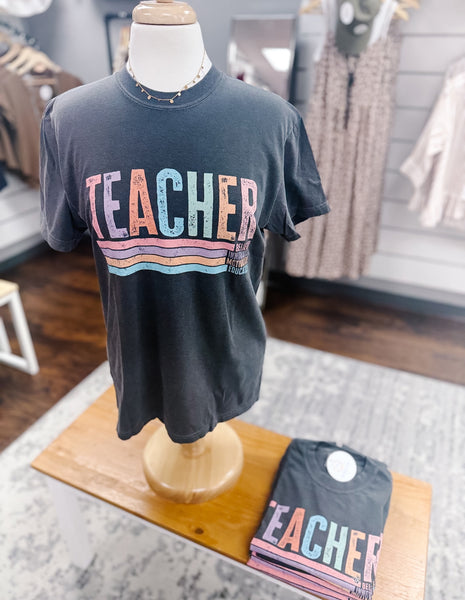 Comfort Colors Retro Teacher Tee