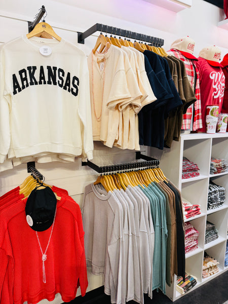 Black & White Arkansas Corded Top