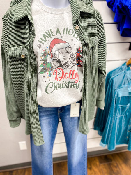 Holly Dolly Christmas Cozy Sweatshirt