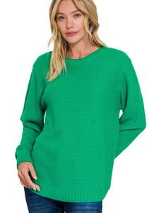 Fireside Classic Sweater Green