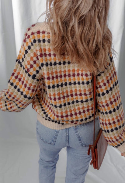 Harvest Dot Pattern Sweater