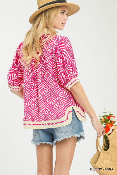 UMGEE Peony Mix Popover Top