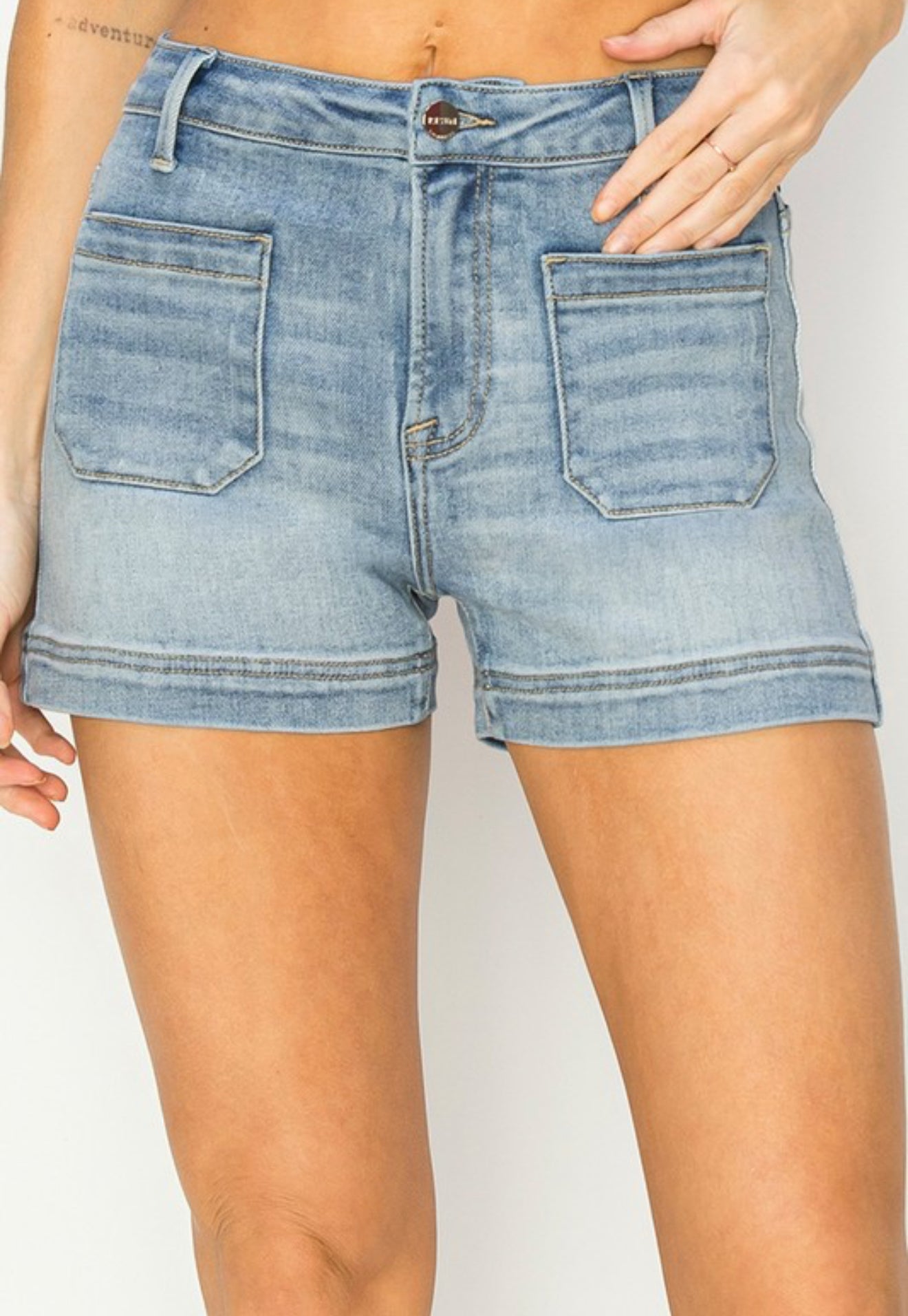 RISEN Utility Pocket Denim Short