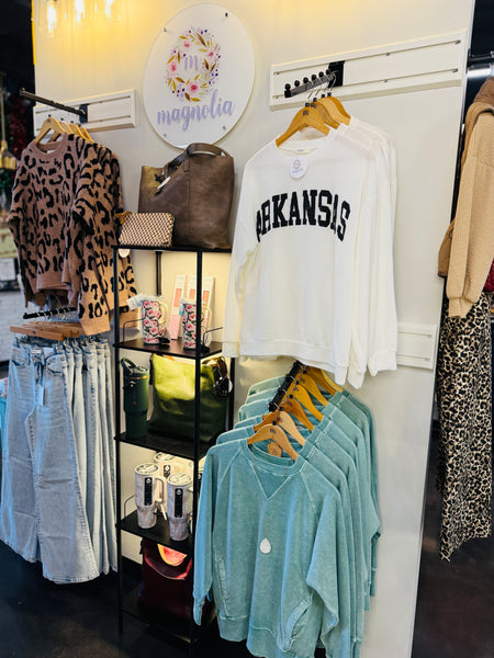 Black & White Arkansas Corded Top