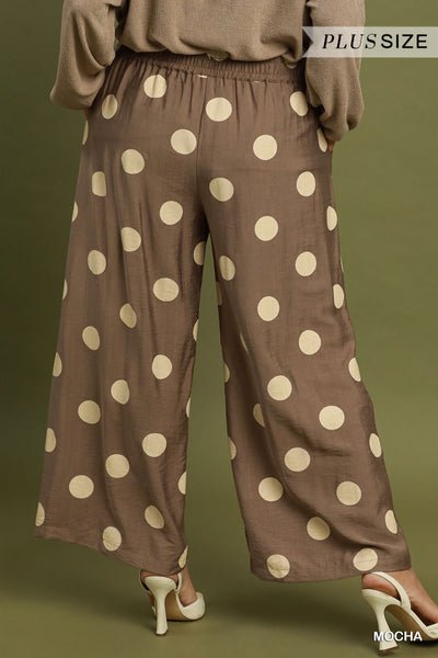UMGEE Ashley Polka Dot Pant Mocha