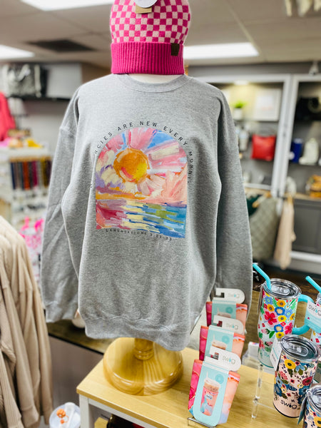 His Mercies Are New Every Morning Sweatshirt