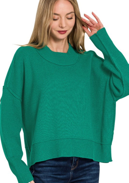Classic Statement Sweater Green