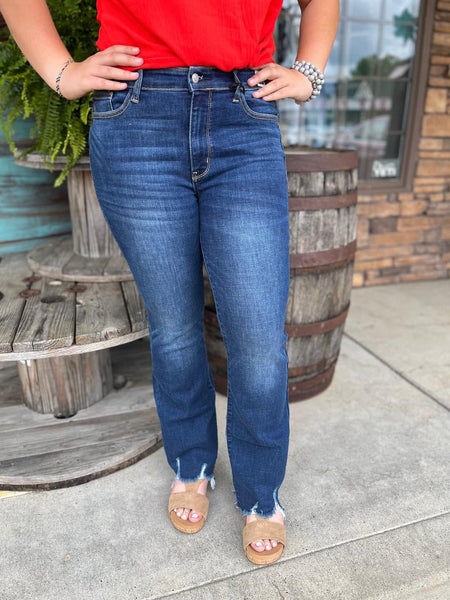 JUDY BLUE Jennifer Mid Rise Bootcut Jean