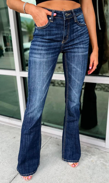 KanCan High Rise Flare Jean