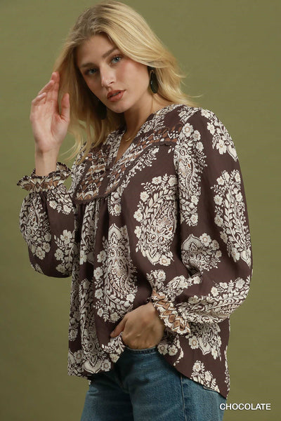 UMGEE London Paisley Top Cocoa Mix