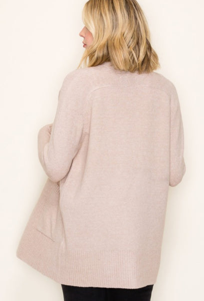 Essential Soft Sweater Cardigan Oatmeal