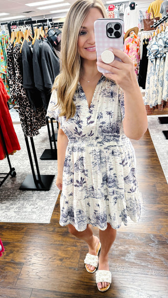 UMGEE Island Dream Dress Blue Mix