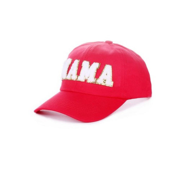 Mama Chenille Patch Baseball Hat