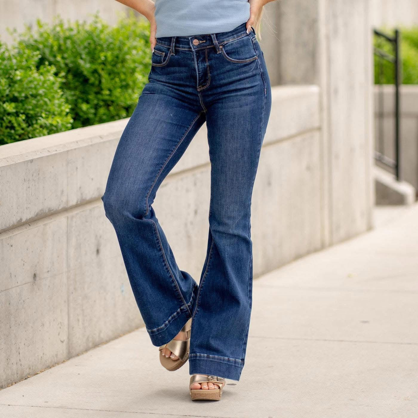 RISEN Mia Tummy Control Flare Jean