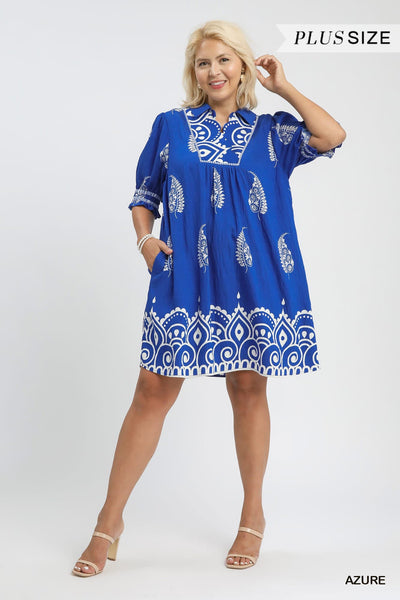 UMGEE Royal Blue Evie Dress