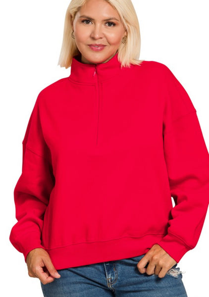 Scuba Pullover Ruby Red