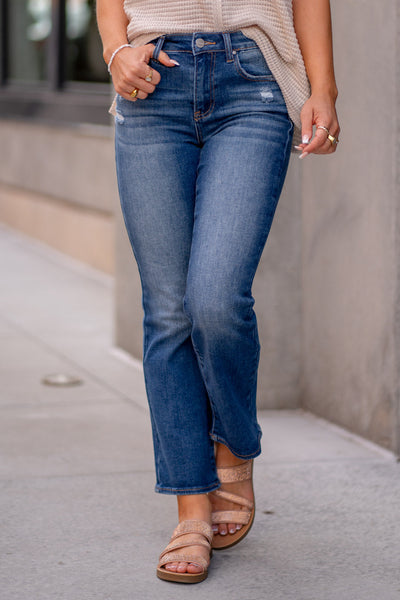 RISEN Nina Dark Wash Straight Jean