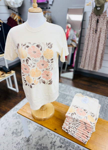 Comfort Colors Ivory Boho Fall Tee