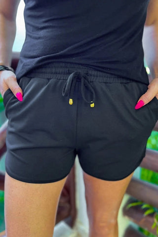 After Dark Black Everyday Shorts