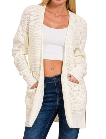 Cooler Days Cardigan Ivory