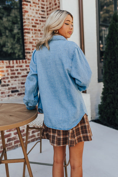 RISEN Denim Button Down Shirt