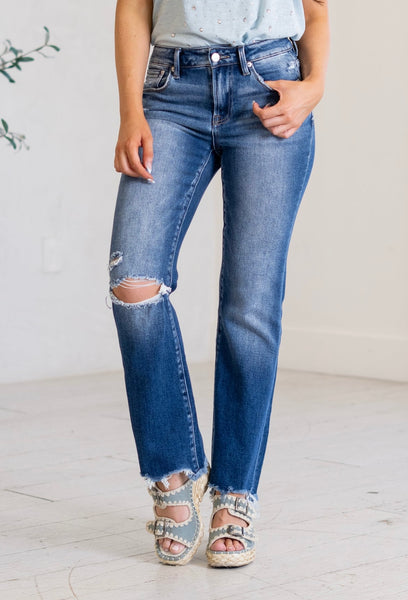 Phoenix Mid Rise Straight Jean