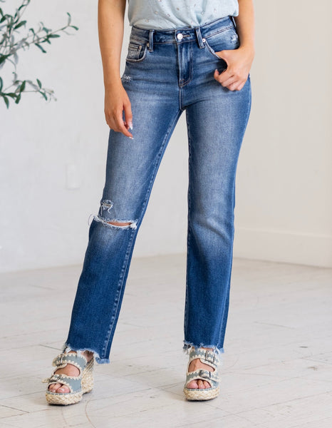 Phoenix Mid Rise Straight Jean