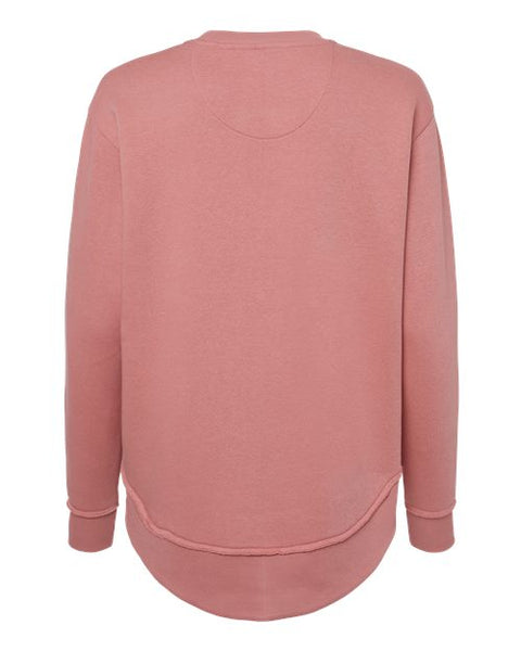 Weekend Fleece Casual Sweatshirt Mauve