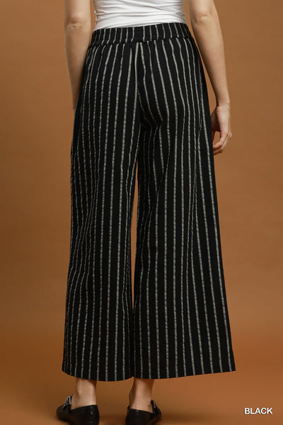 UMGEE Stripe Pull On Wide Leg Pant