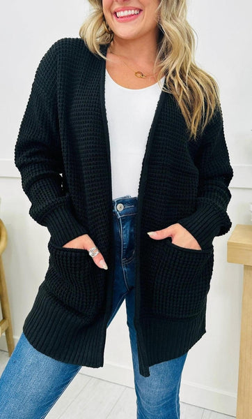 Cooler Days Cardigan Black