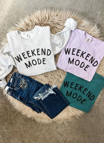 Weekend Mode Cozy Sweatshirt