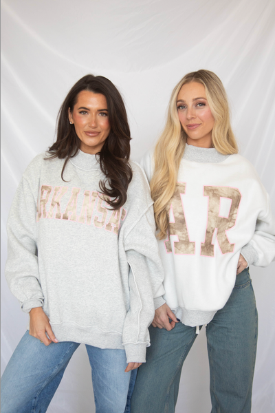 Arkansas Reversible Mock Neck Sweatshirt Camo