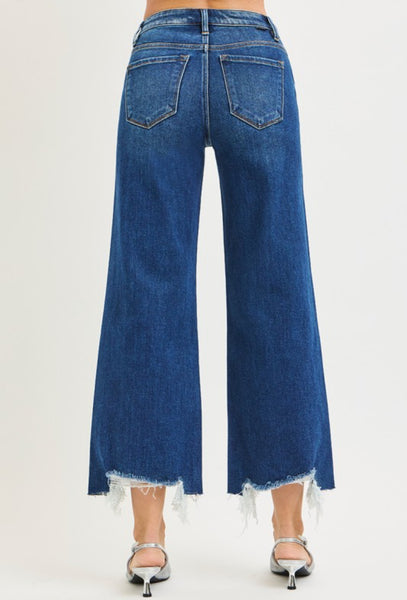 RISEN Lana Wide Leg Crop Jean