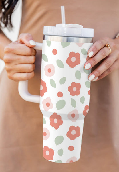 Multi Floral Boho 40oz Stainless Tumbler