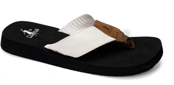 CORKYS Summer Break Flip Flop White