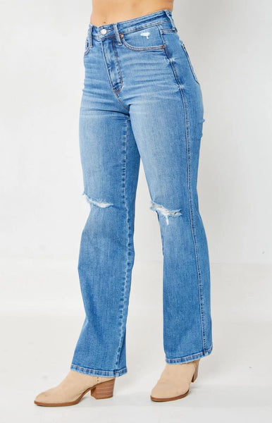 JUDY BLUE Tummy Control Straight Jean