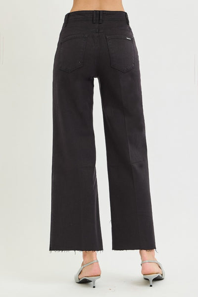 RISEN Black Tummy Control Ankle Jean