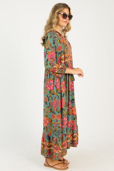 Boho Floral Maxi Dress