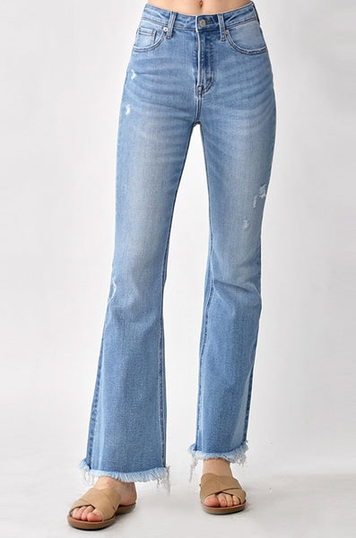 RISEN Vintage Frayed Hem Jean