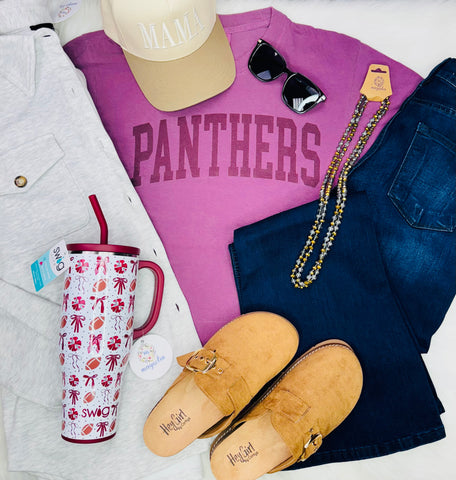 Comfort Colors Tone On Tone Panthers Tee