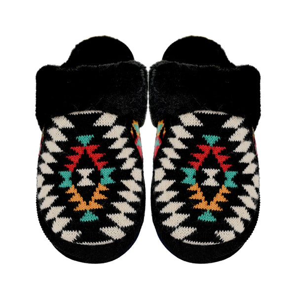 CC Aztec Print Knitted Slipper